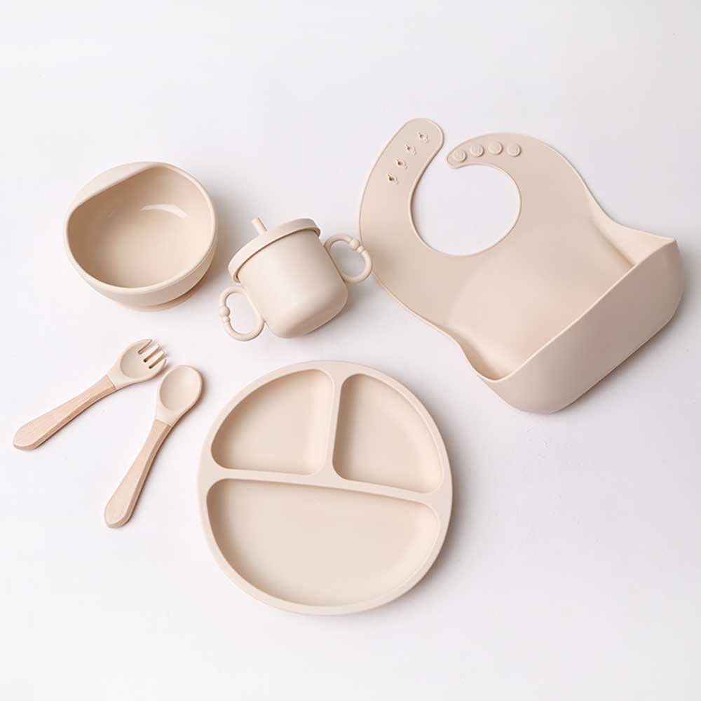 핫버튼 유아식 식판 초기 이유식 이유식기 세트 아기 흡착볼