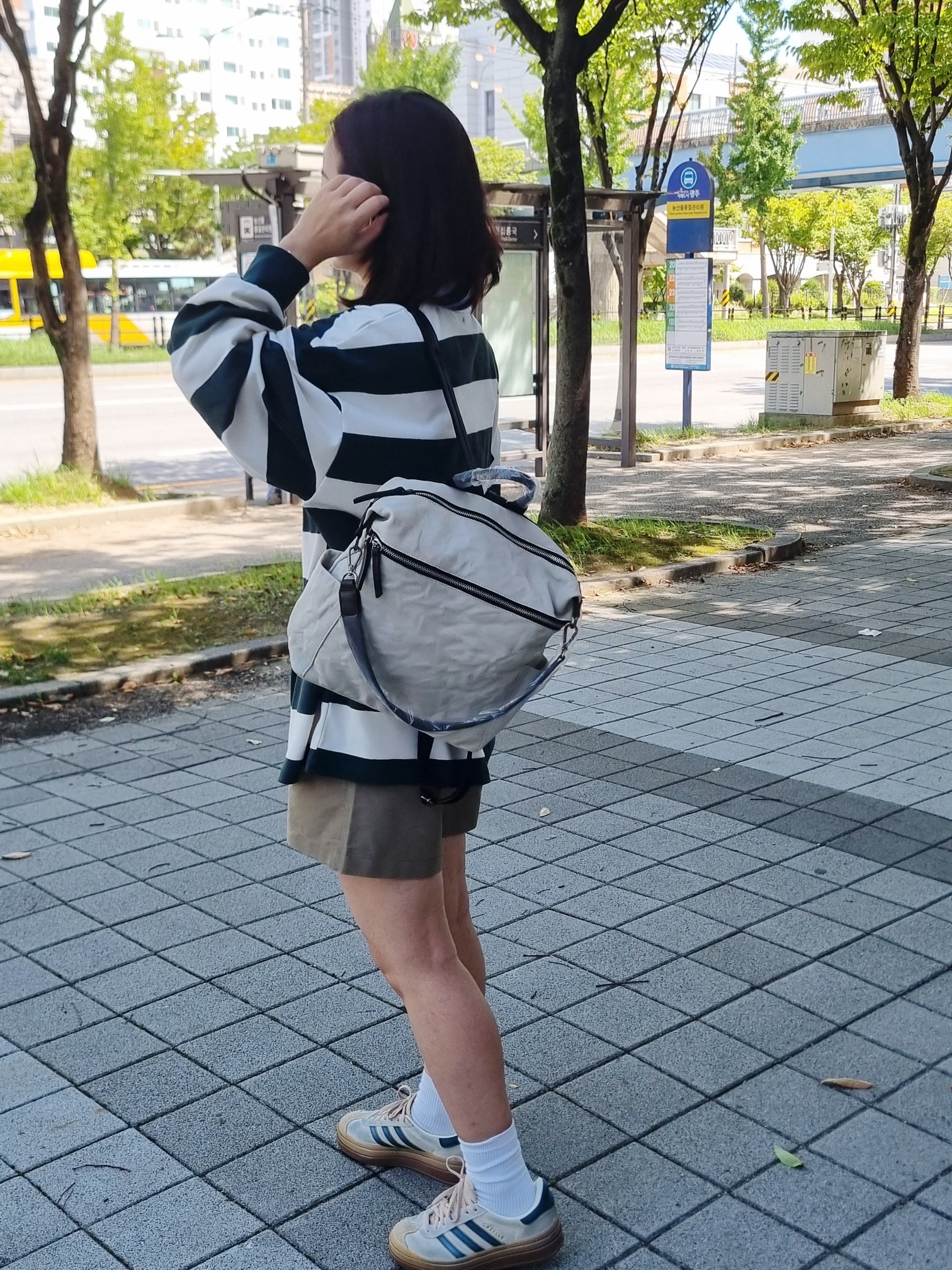 가죽 여자 여행 직장인 대학생 백팩 국내제작