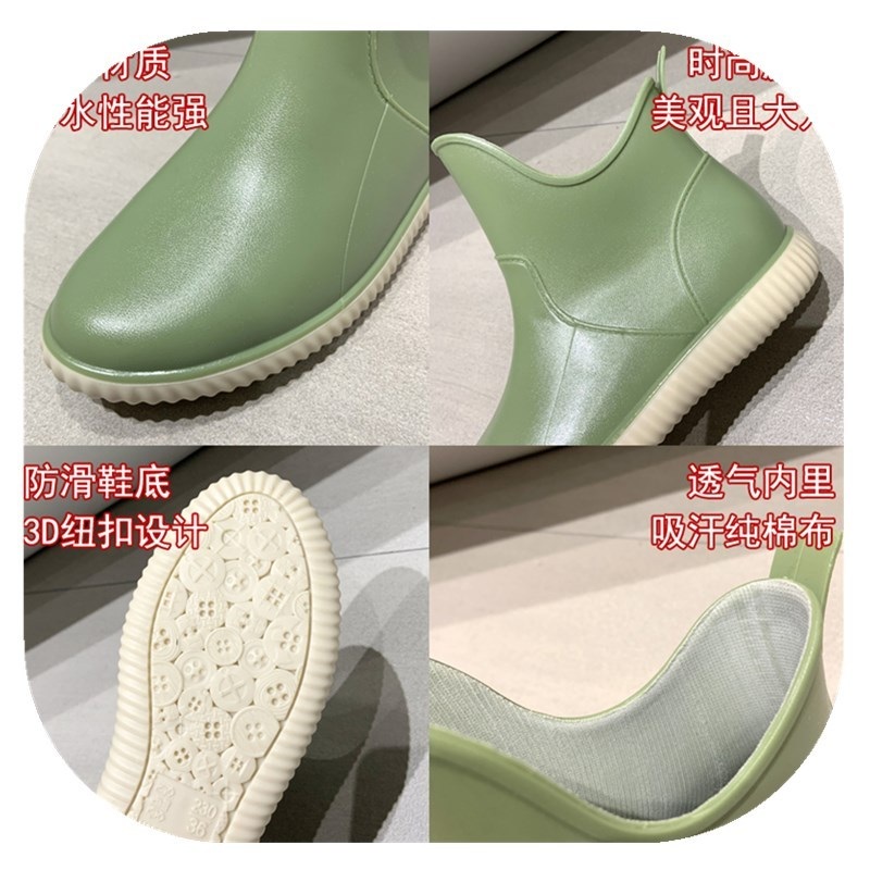 초경량 어른장화 어그레인부츠 2cm 굽 - 상세 이미지 5