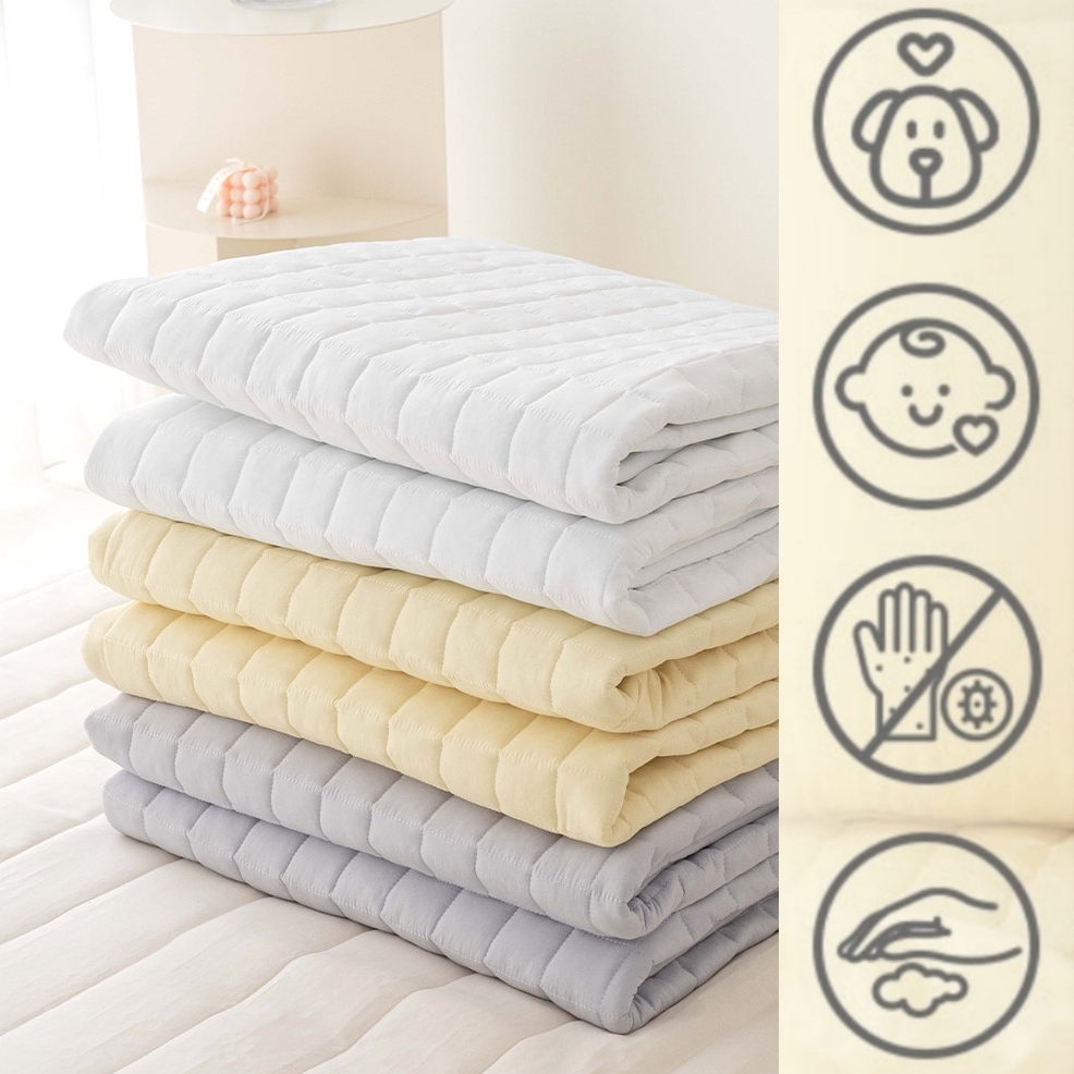 마이컬렉션 국산 침대패드 사계절 슈퍼싱글패드 알러지케어 고양이 강아지 털안붙는 원단 SS