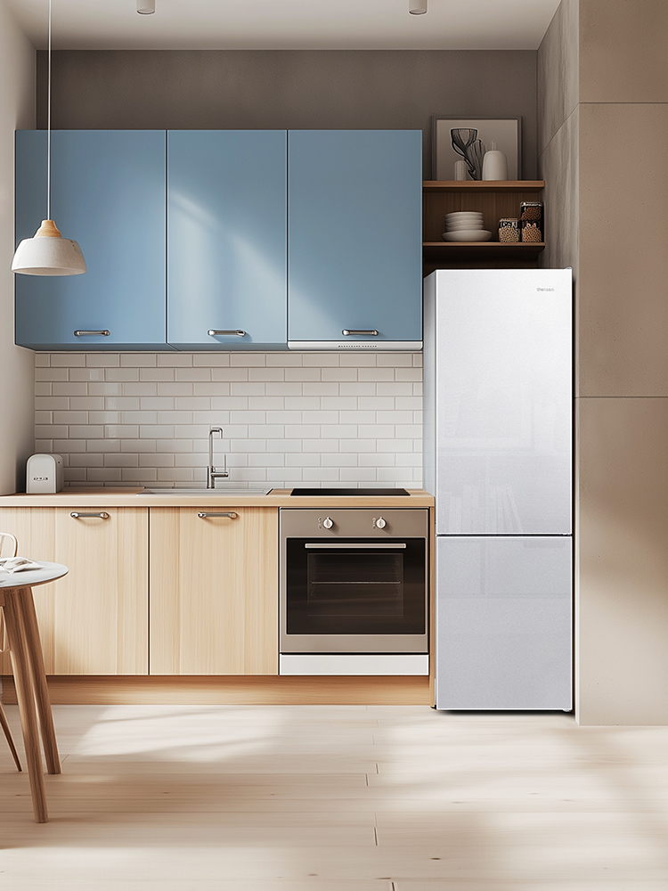 소형 냉장고 2도어 투도어 원룸 콤비 냉장고 더함 CHIQ 왼쪽(좌), 글램 화이트 냉동 3칸