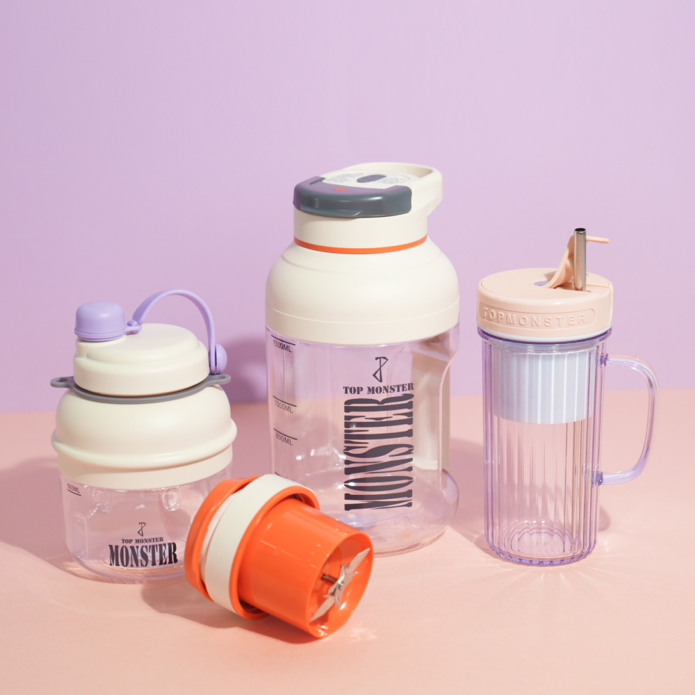 무료각인 휴대용 무선믹서기 핸드블렌드 400ml 800ml 2리터 텀블러 보틀 물병 - 상품 이미지