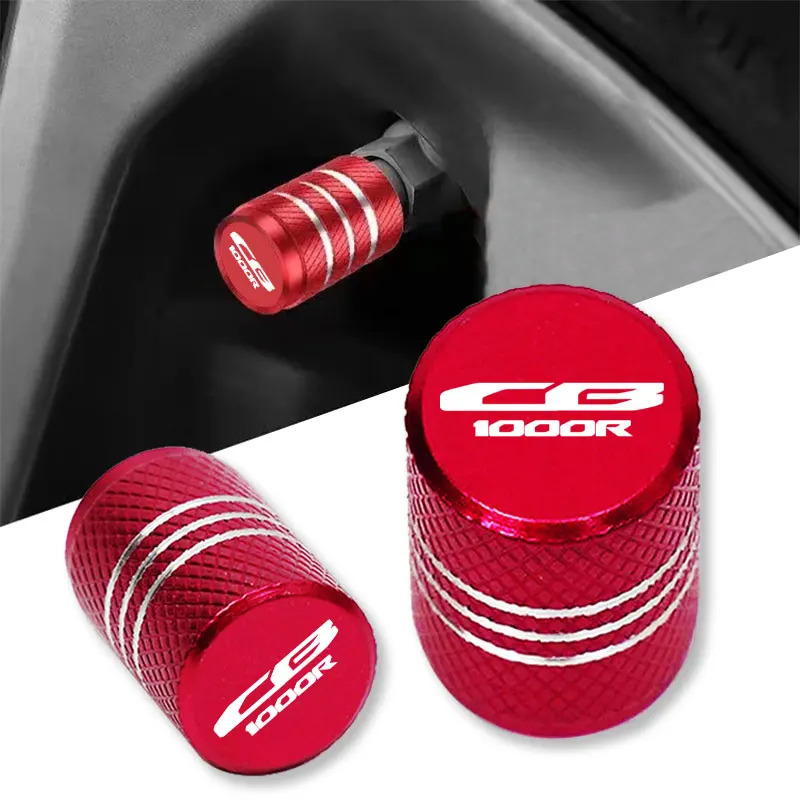 호환 혼다 CB1000R CB 1000R 2008-2020 로고 바이크 오토바이 CNC 액세서리 휠 타이어 밸브 스템 캡 밀폐 커버 : 산업용-
