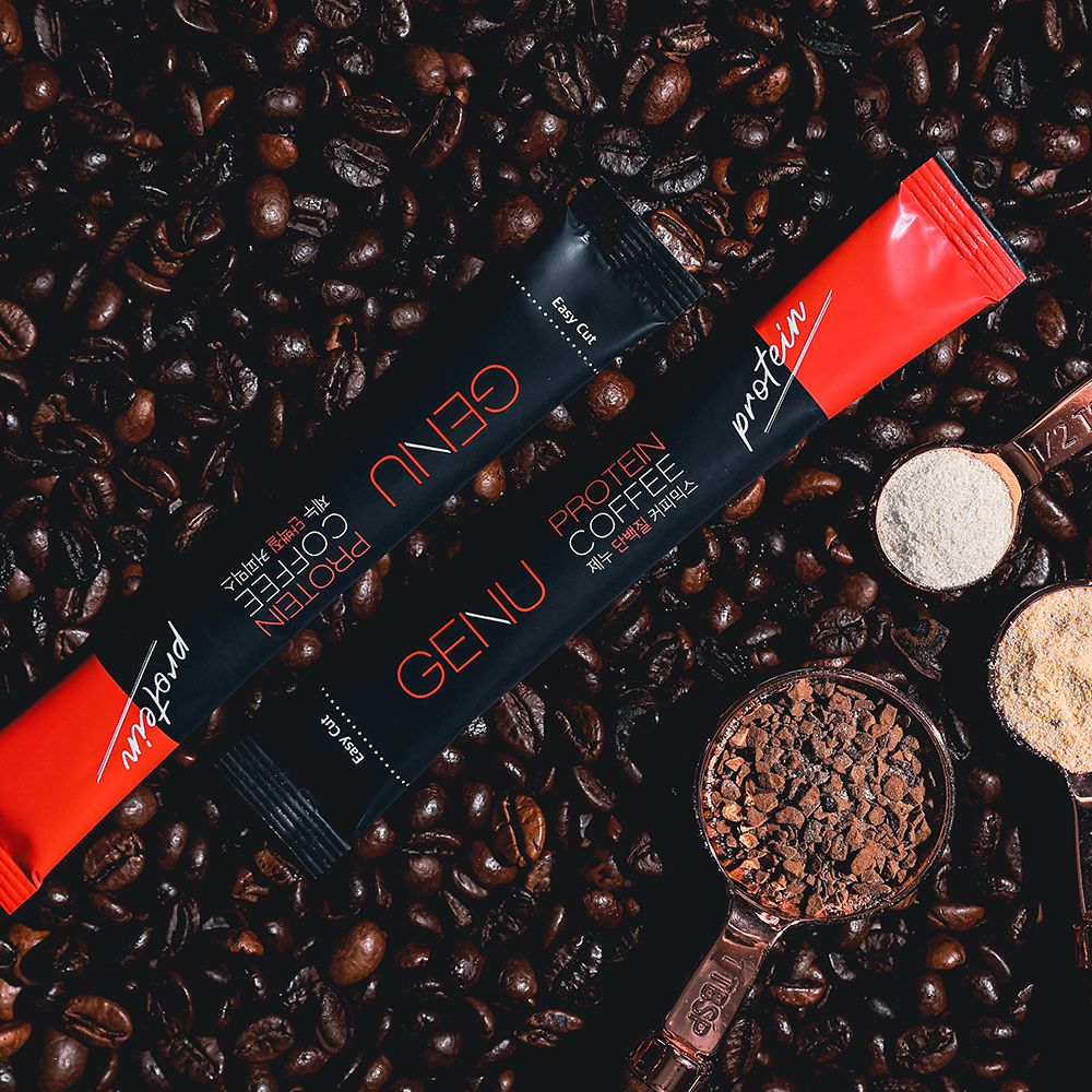 제누 스테비아 단백질 커피믹스 9.8g 유지태커피 오리지널, 100개입, 1개