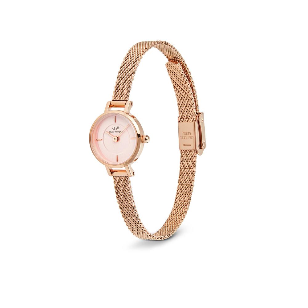 다니엘 웰링턴 PETITE MINI 블러쉬 핑크 시계 MESH 팔찌1.8 로즈골드 세트 이미지 7