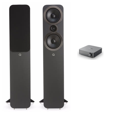WiiM WiiM(윔) AMP + Q Acoustics 3050i 하이파이 네트워크 오디오