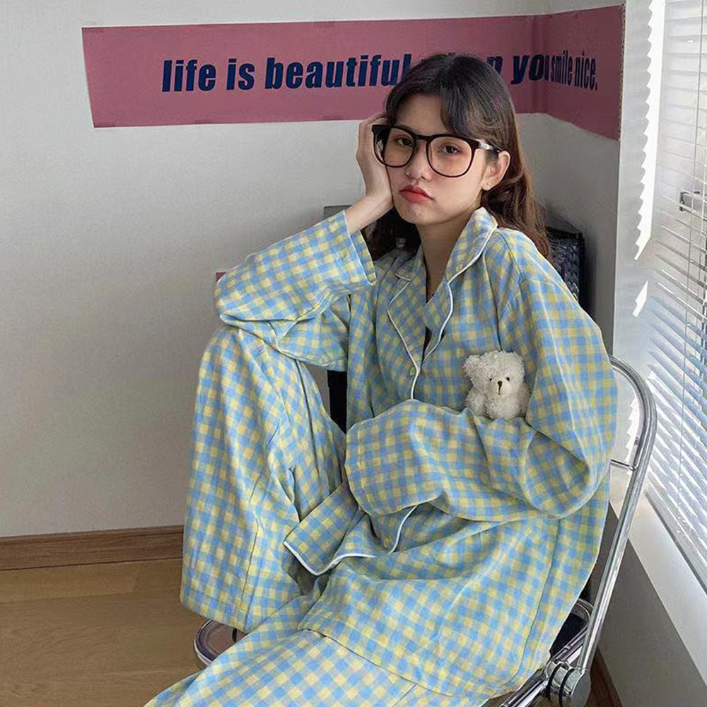 아사면잠옷 홈웨어 파자마파티 반바지 여름잠옷 반팔 세트 이미지 7