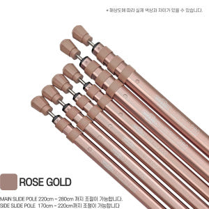 미라벨가든 슬라이드 캠핑 타프 텐트 폴대 사각 높이조절 슬라이딩 사이드폴... 운동러 솔직 후기 | 실사용 리뷰 - 상품 이미지 4