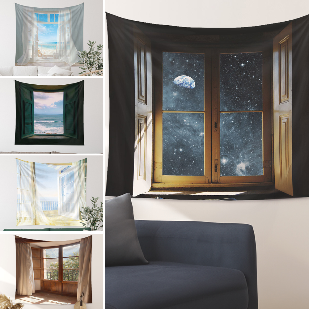 이즈코리아 메종드메르 패브릭포스터 5종 풍경 해변 감성 가림막 바다 경치