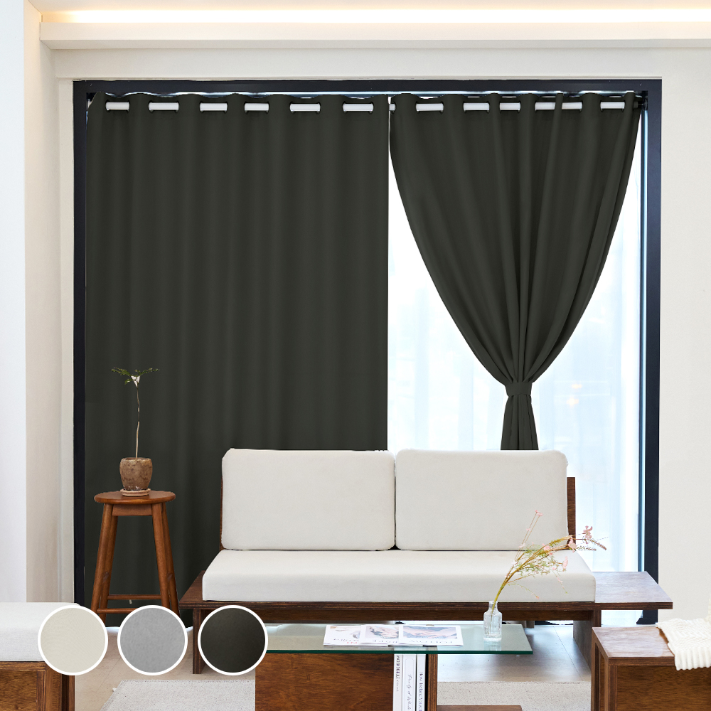 [1+1] 아일렛형 암막 커튼 6size