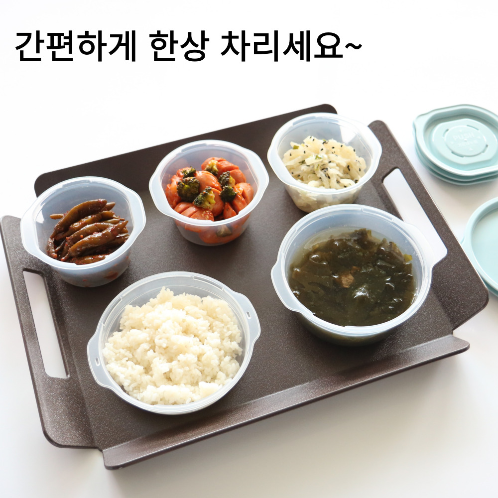 냉동밥보관용기 냉동국 전자렌지라면용기 8세트 - 상세 이미지 4