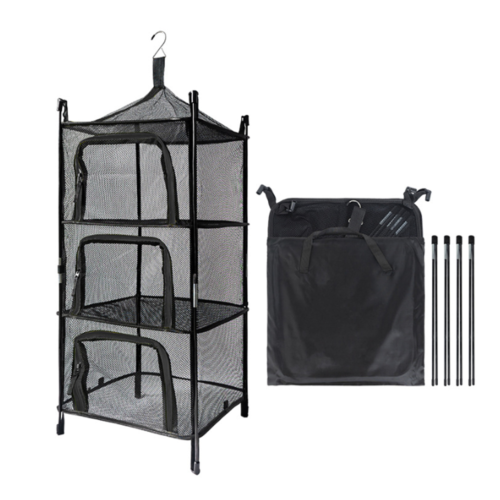 모아이캠핑 자립형 식기 건조대 건조망 접이식 설거지망