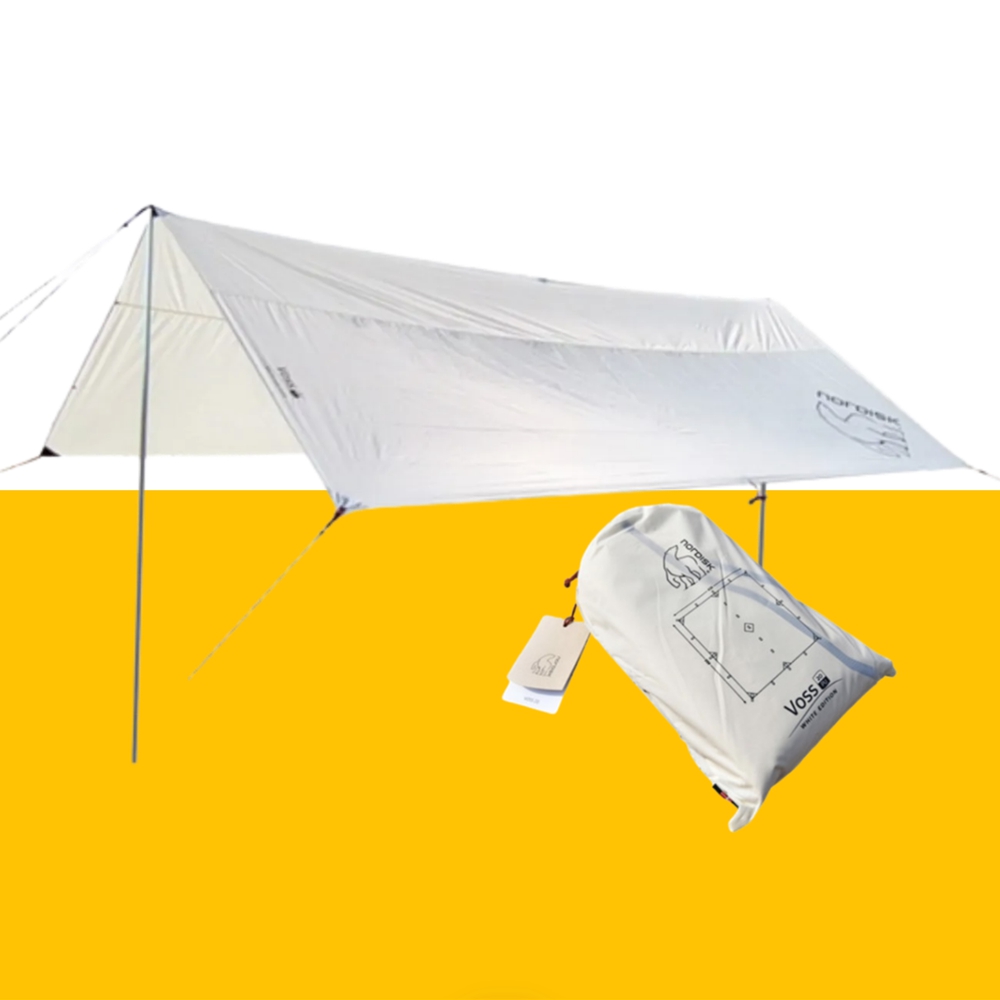 노르디스크 타프 보스 타프 화이트 에디션 백패킹 캠핑 초경량 렉타타프 실타프