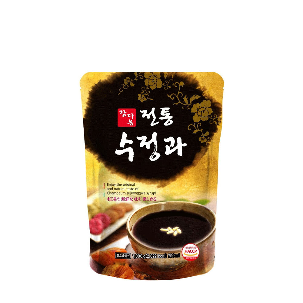 참다음 전통음료 베이스 농축액 수정과 음료 베이스 790ml - 상품 이미지