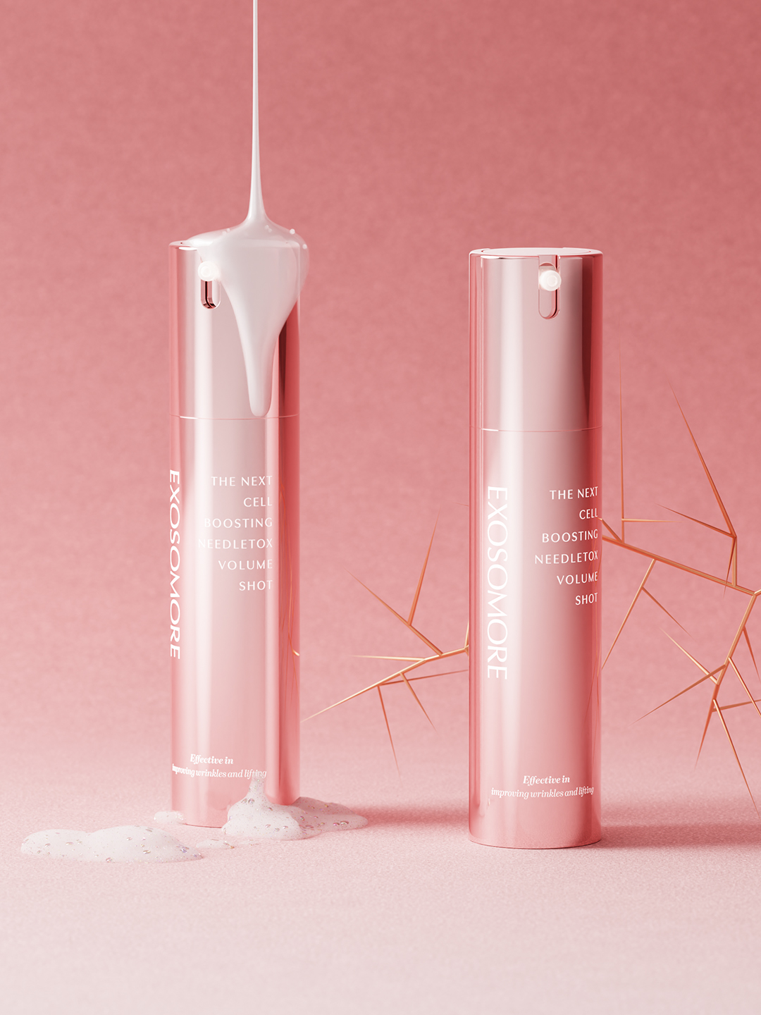 엑소머 더넥스트 셀부스팅 니들톡스 볼륨샷 50ml 엑소좀 주름 모공 미백 탄력 버블 에센스 이미지 8