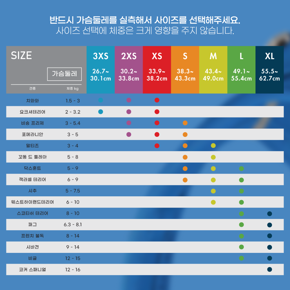 스위스 큘리 시그니쳐 하네스 블루 - 상세 이미지 4