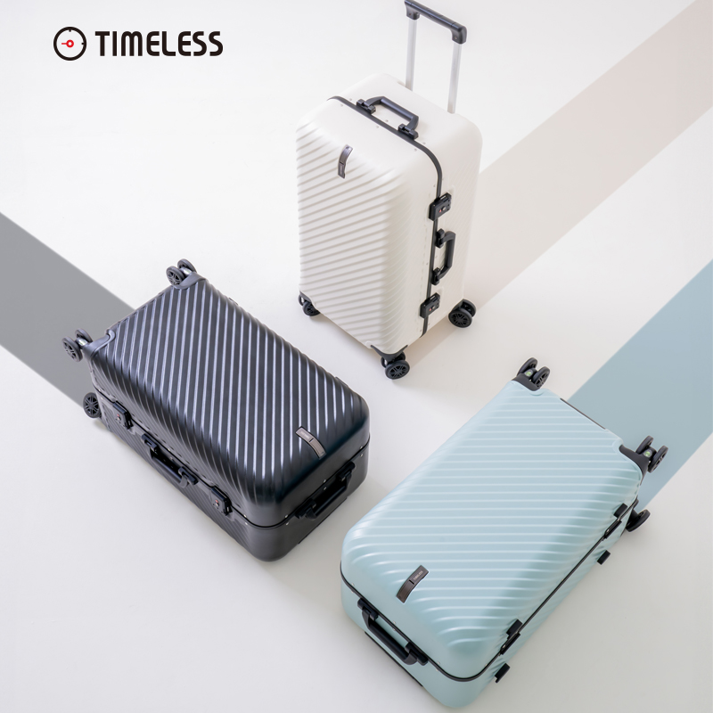 타임리스 폴리카보네이트 캐리어 70cm(26인치) 79cm(30인치) 탈부착바퀴 큐브릭 - 상품 이미지