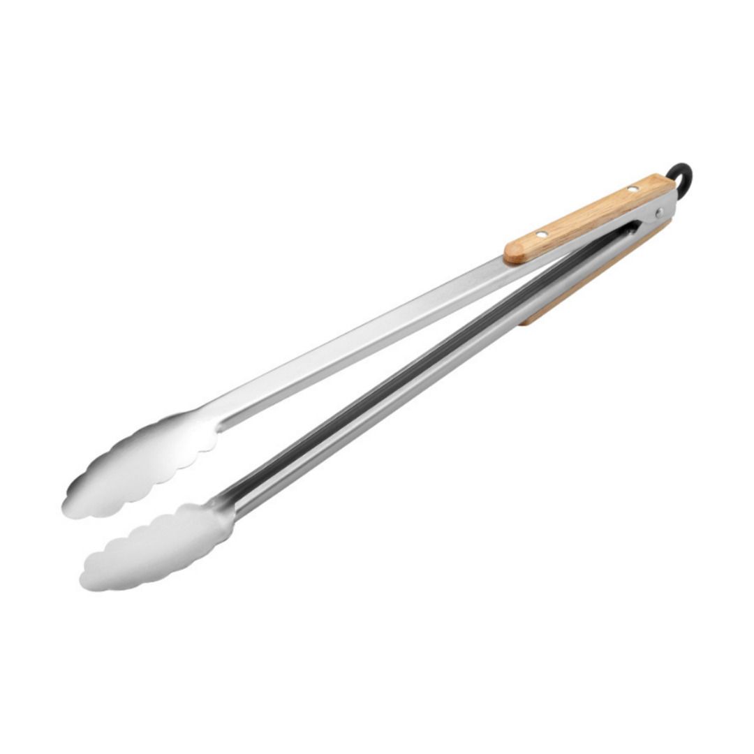 숯집게 M 우드 손잡이 홀딩락 장작 숯불 집게