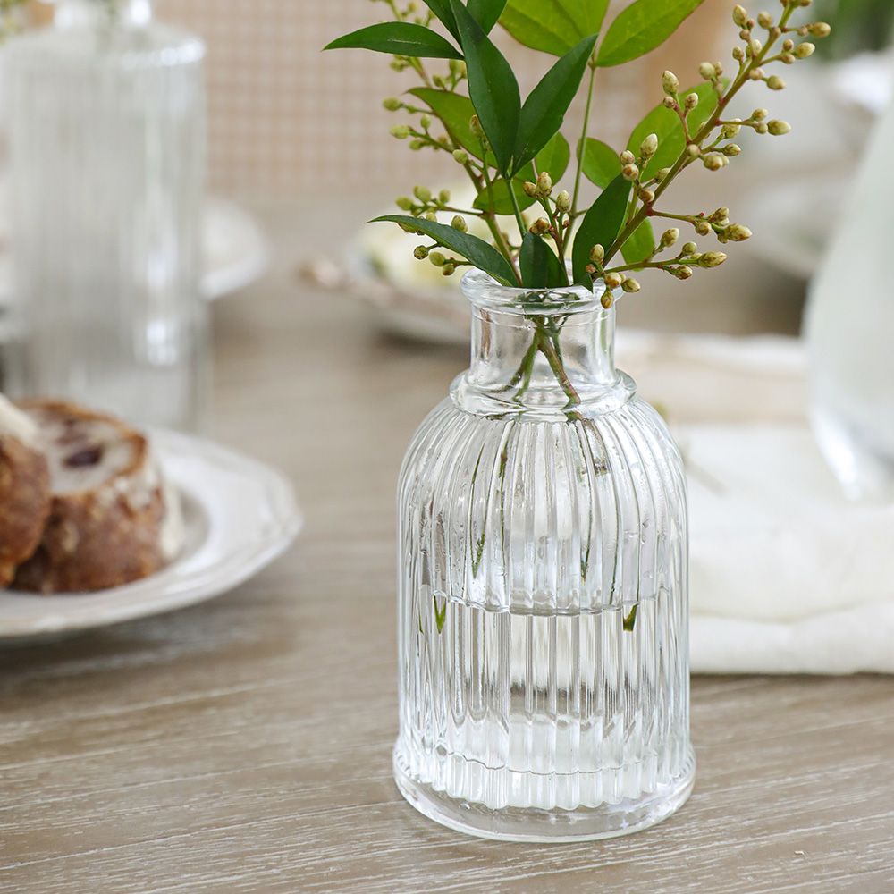 커피 테이블 미니 유리 인테리어 오브제 화병 디퓨저 감성 드라이 플라워 공병 유리병 A소 제품 이미지