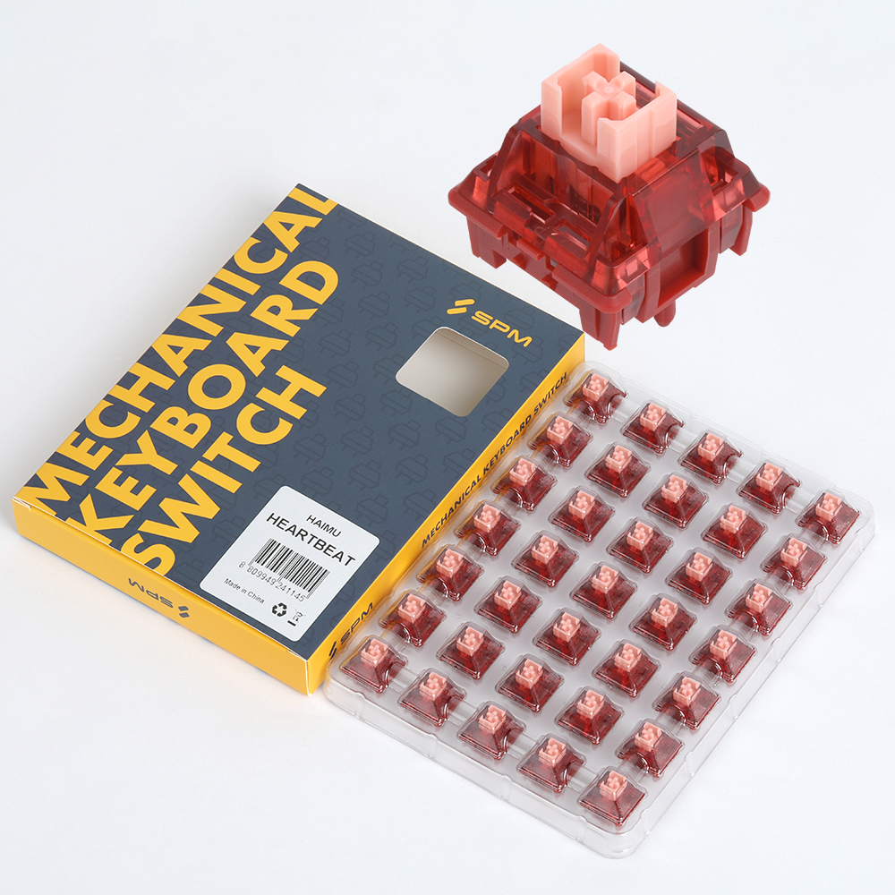 하이무 HAIMU 하트비트 저소음 리니어 공장윤활 기계식 키보드 스위치 축 5핀 (35개 패키지)