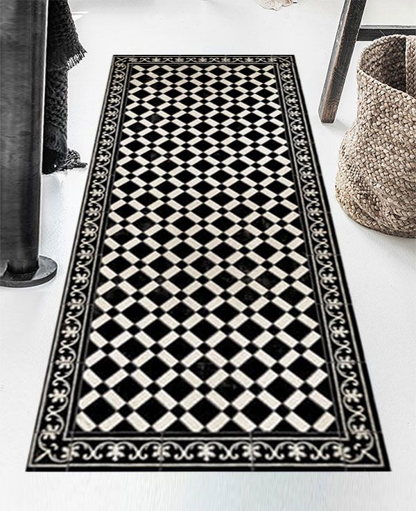 베이자플로우 PVC 러그 - 다이아몬드 120 x 195 cm