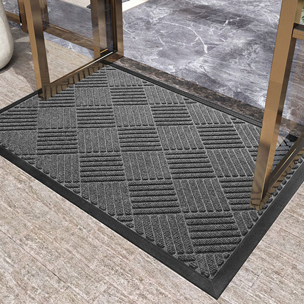 현관 입구 업소용 매장 가게 출입문 고급형 도어매트 60x90 그레이