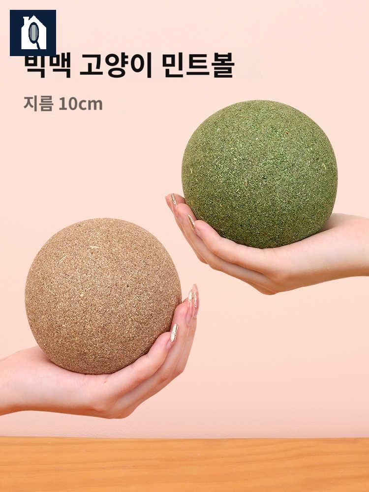 공 캣닢 펫케어 고양이 생선 쥐돌이 볼 사탕 캣잎 장난감 - 상품 이미지