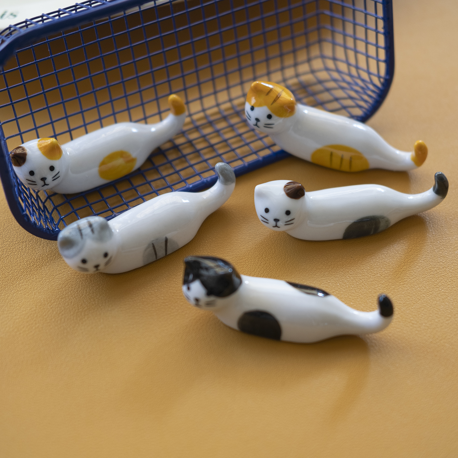 야옹 고양이 세라믹 젓가락 받침대 수저받침 - 상세 이미지 5