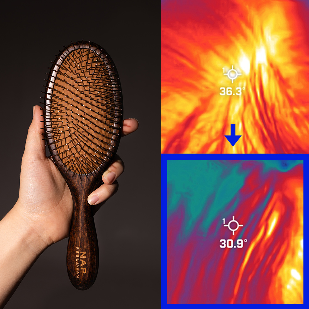 FEEL NAP BRUSH 전문가용 쿨링 & 샤이닝 브러쉬 헤드스파 + 미니샴푸바 1개 증정 - 상세 이미지 2