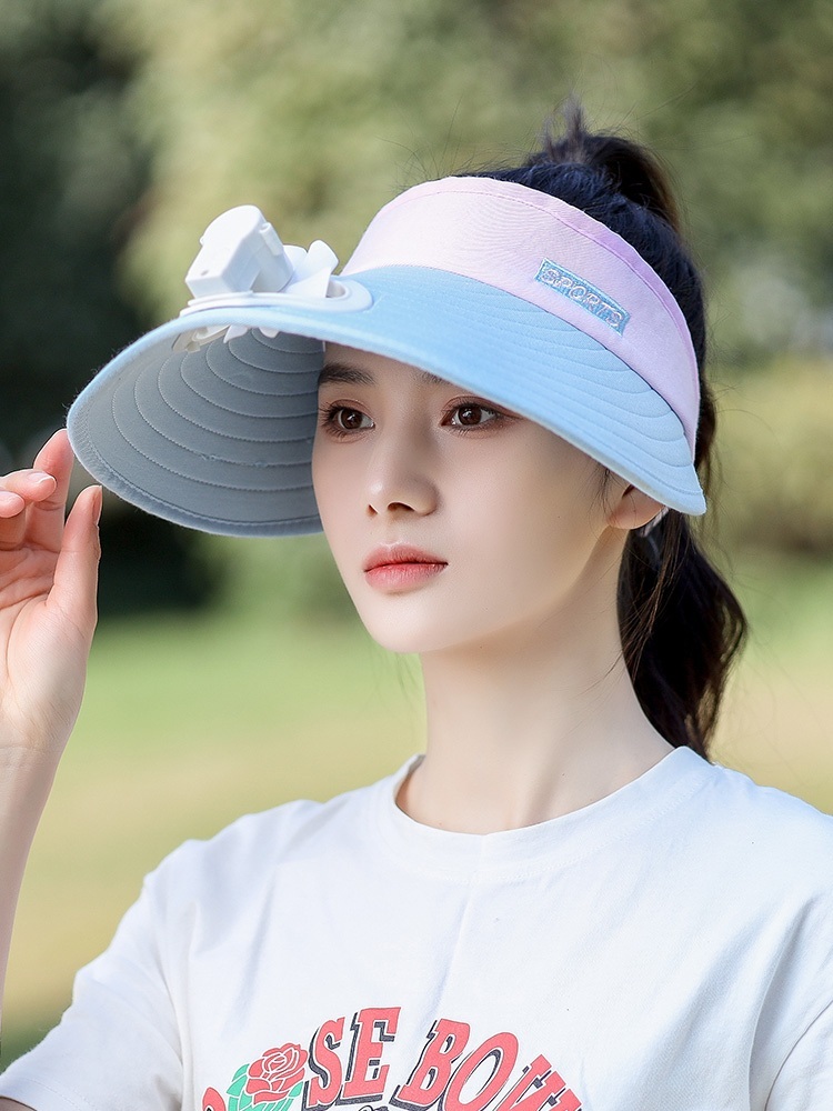태양선풍기모자 여자 골프 등산 - 상세 이미지 3