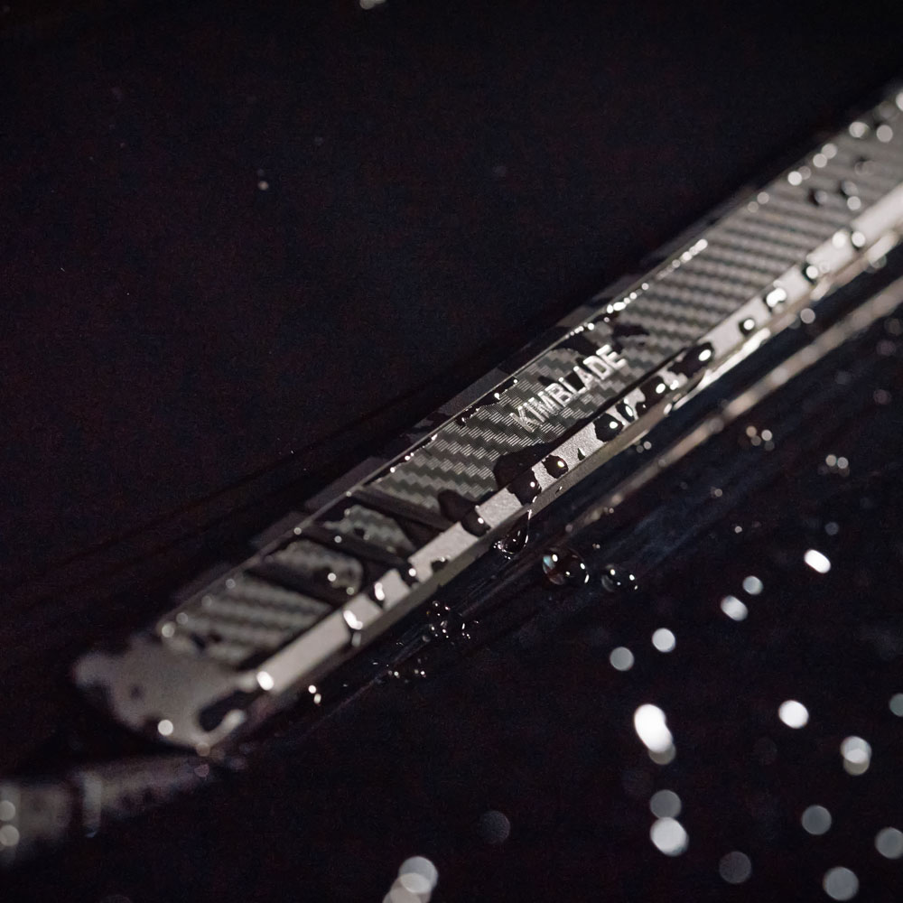 킴블레이드 자동차와이퍼 카본핏 사각날 실리콘 발수코팅 후크 325mm