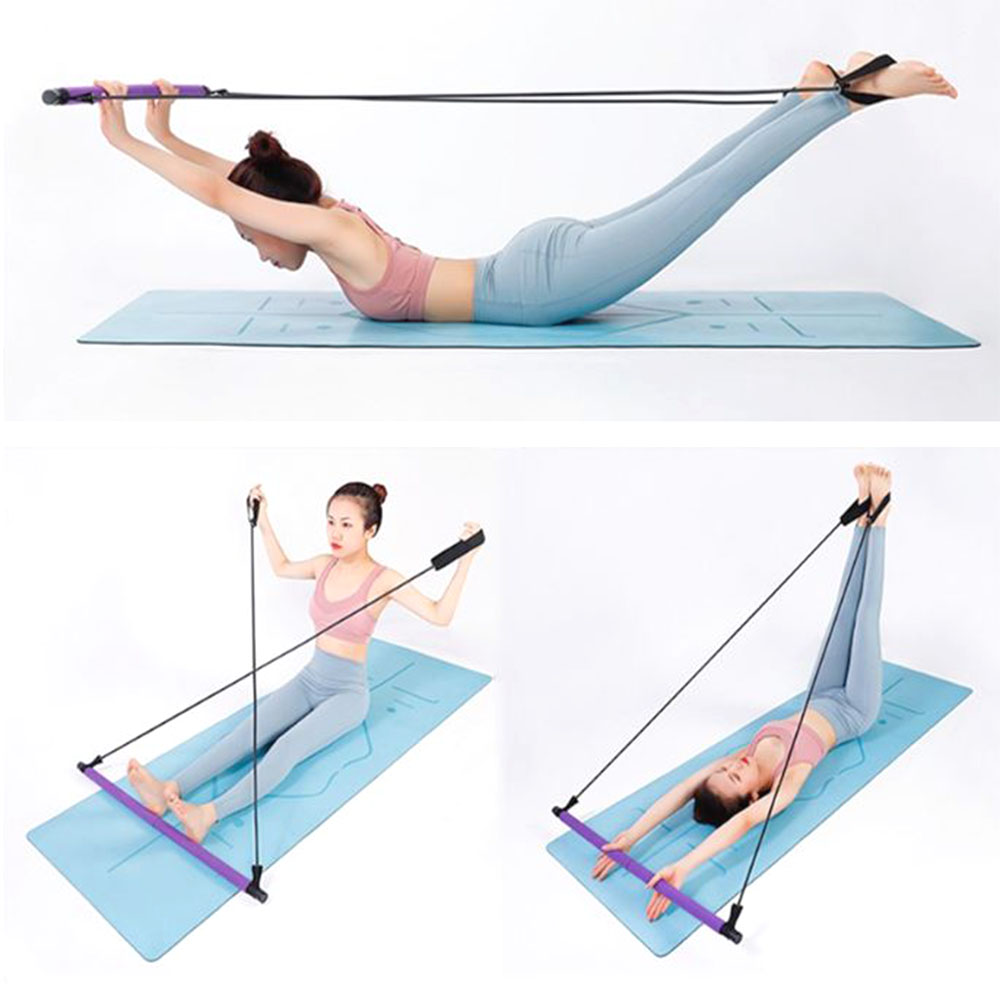 필라테스 스틱 튜빙바 홈트 요가 전신 근육 스트레칭 밴드