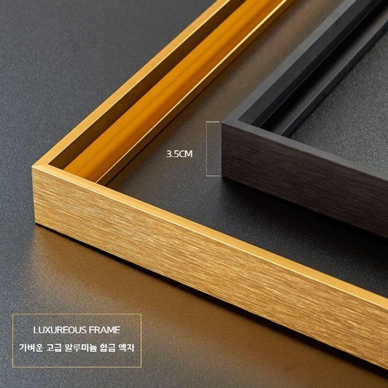 옴 차크라 연꽃 황금액자 불교 상징 만다라 골드 - 상세 이미지 3