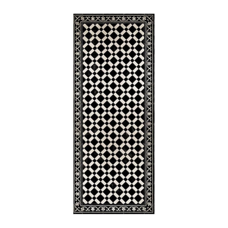 베이자플로우 PVC 러그 - 다이아몬드 120 x 195 cm