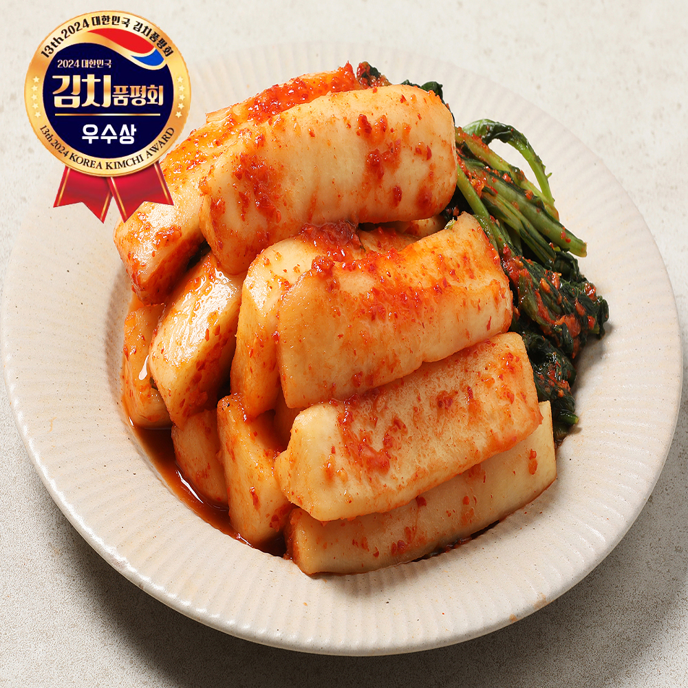 전주찬방 전국김치품평회 4회수상 국내산 총각김치 2kg, 1개 이미지 2