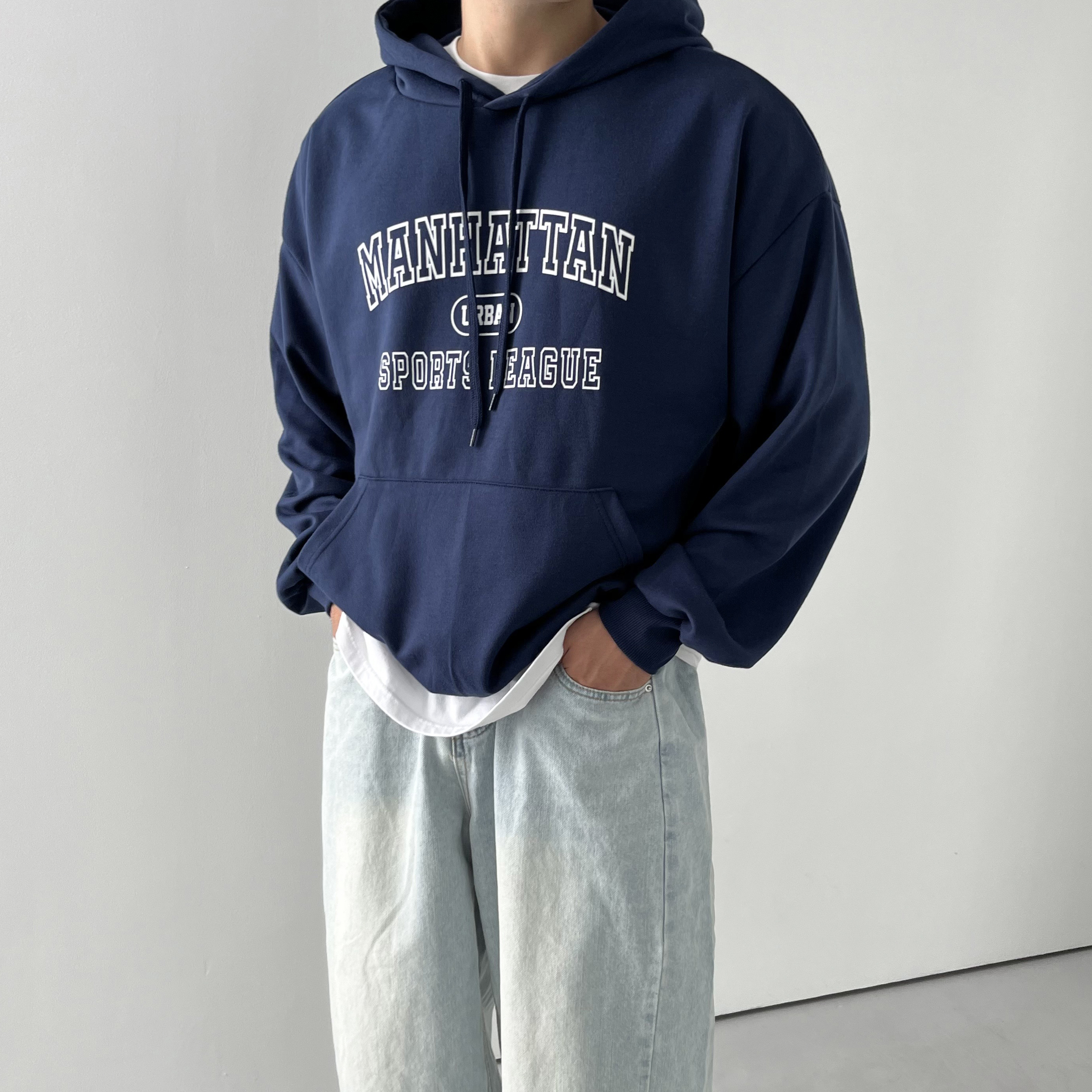 가을후드티 남자오버핏 남성후드티 - 상세 이미지 2