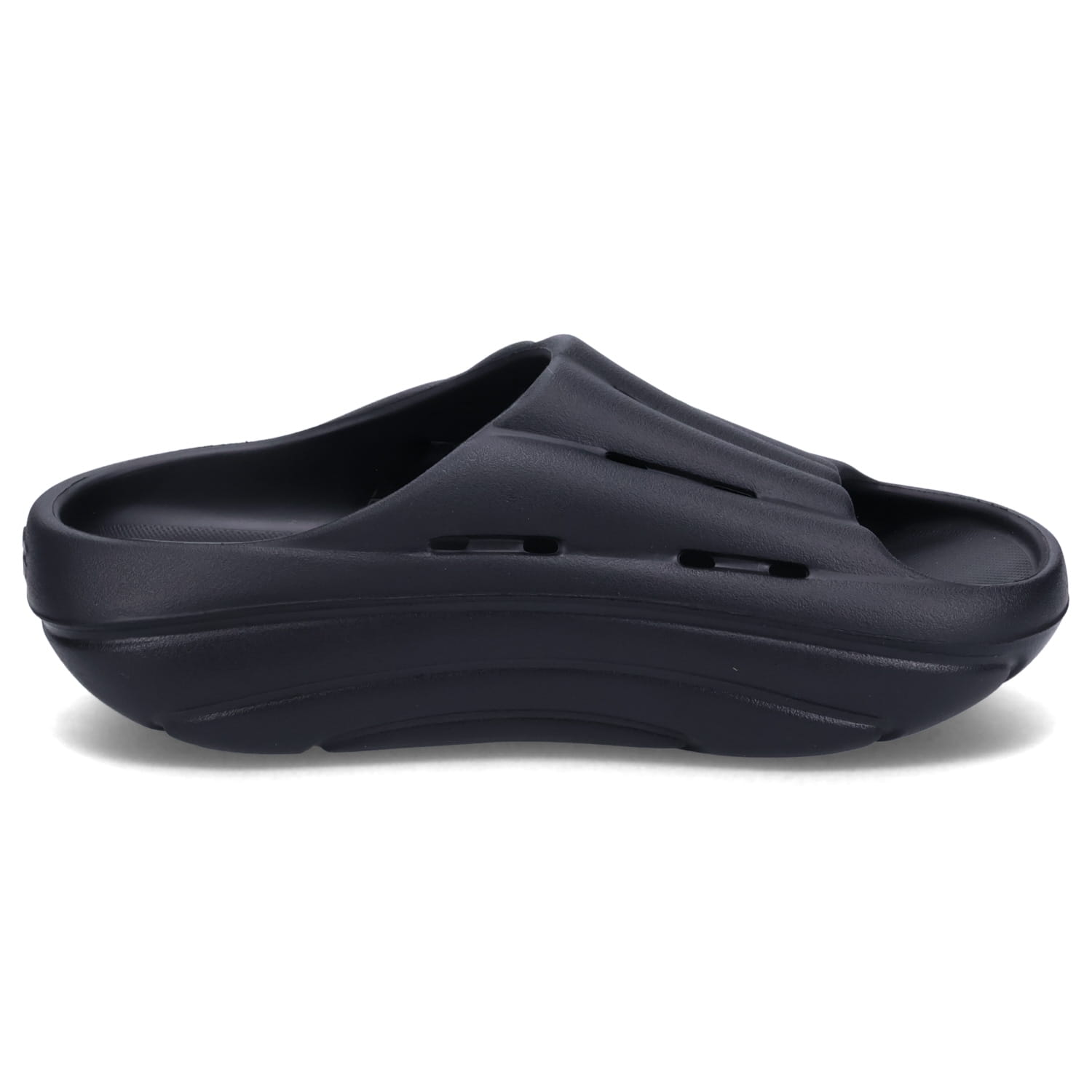 어그 UGG FOAMO SLIDE 슬라이드 슬리퍼 여성용 통굽 샌들 1136880 블랙 - 상세 이미지 2