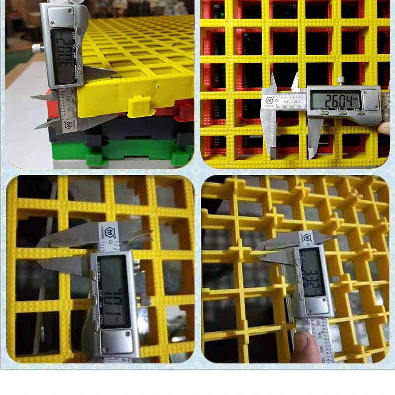 세차장 배수매트 플라스틱 그리드 배수판 드레인보드 옥상 빨간색 50CMX50cmX3CM - 상세 이미지 4
