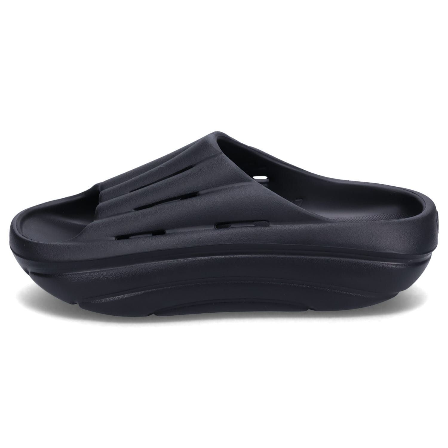 어그 UGG FOAMO SLIDE 슬라이드 슬리퍼 여성용 통굽 샌들 1136880 블랙 - 상세 이미지 3
