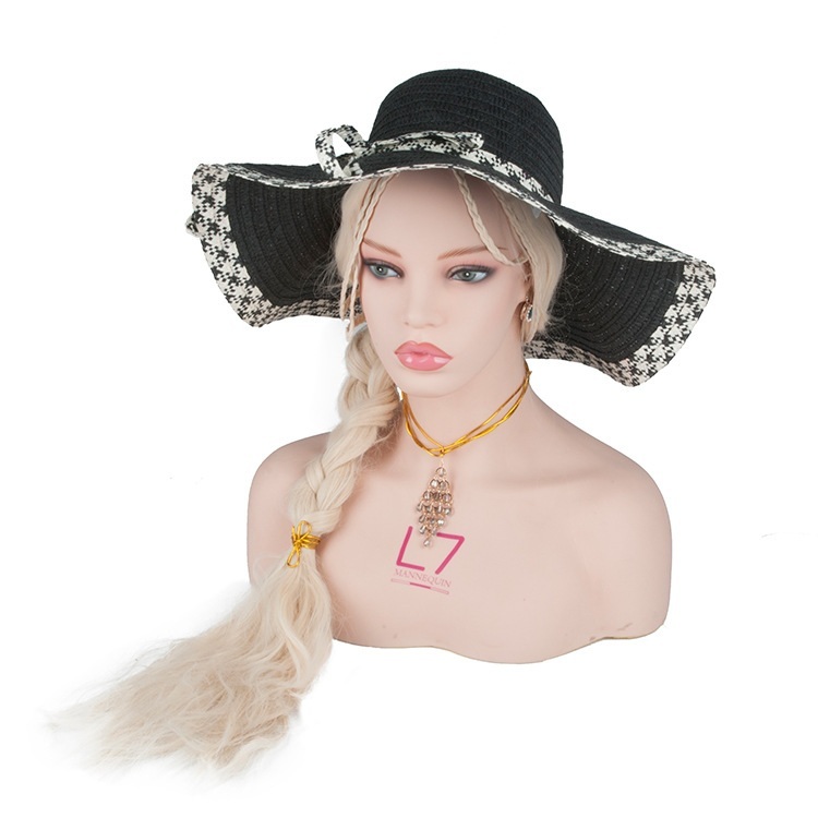 모자 마네킹 백인 얼굴 두상 모델 - 상세 이미지 4