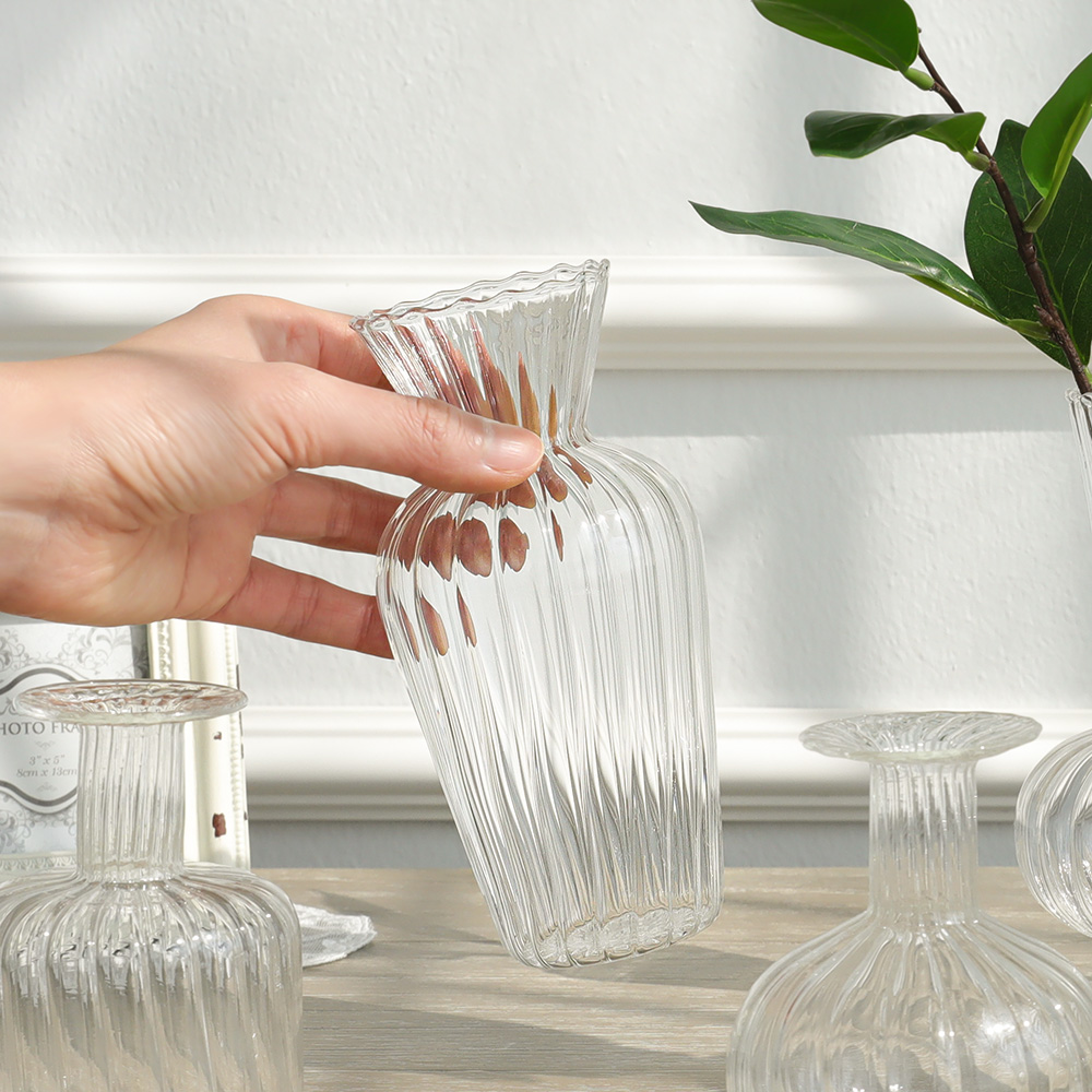 마티니 북유럽 엔틱 테이블 미니 호리병 유리 화병 유리병 공병 C타입