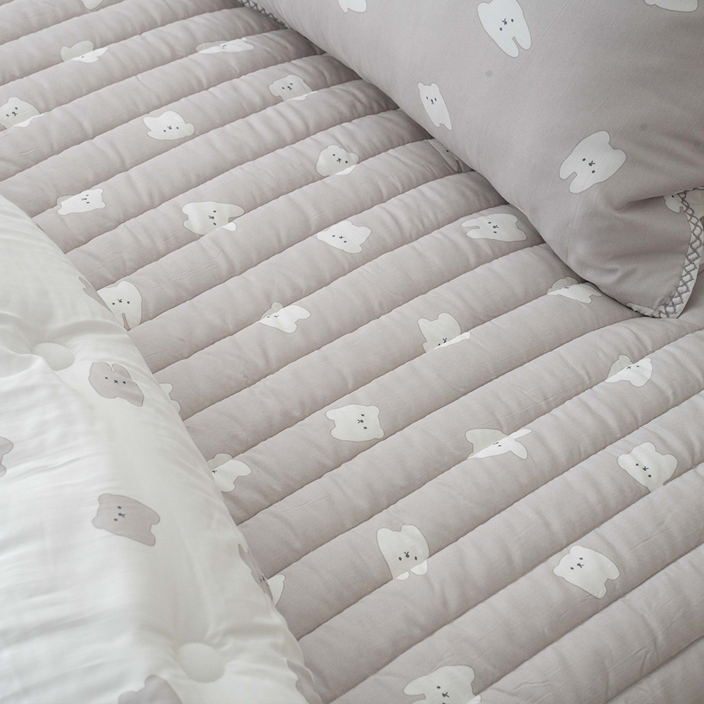 모달패드 강아지 몽이 모달100 사계절 슈퍼싱글 양면패드 어린이침구