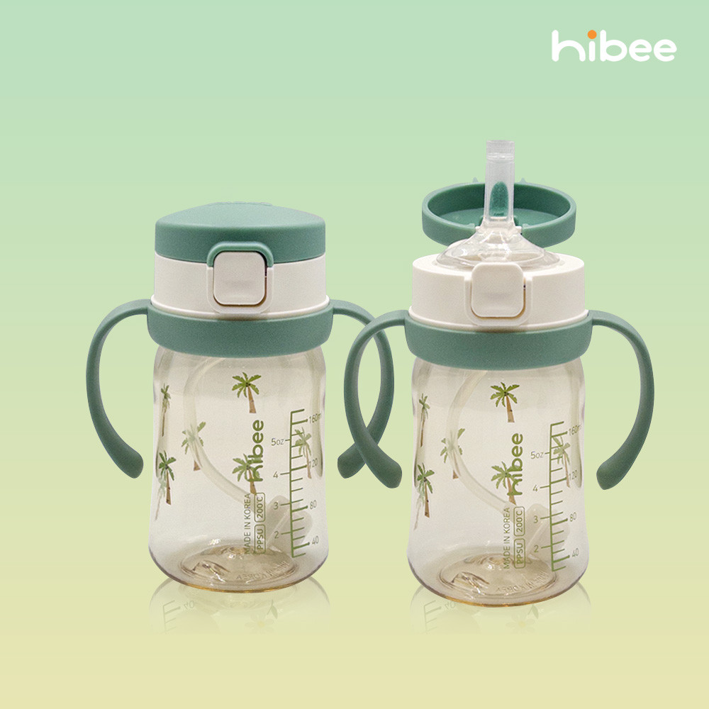 하이비 PPSU 에잇벤트 원터치 빨대컵 빨대2종 포함 170ml 270ml - 상세 이미지 2