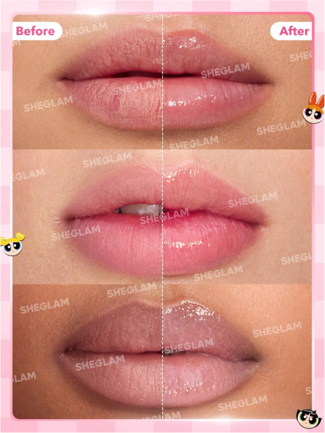 쉬글램 파워퍼프걸 콜라보 립밤 휘핑립밤 sheglam powerpuffgirls - 상세 이미지 3