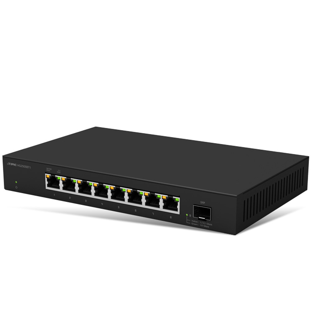 ipTIME 스위칭허브 HG25008T1 네트워크 8포트 랜확장 사무실 - 상품 이미지