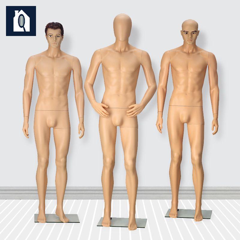 남성 옷가게 전신 인형 살색 소방마네킹 - 상세 이미지 2