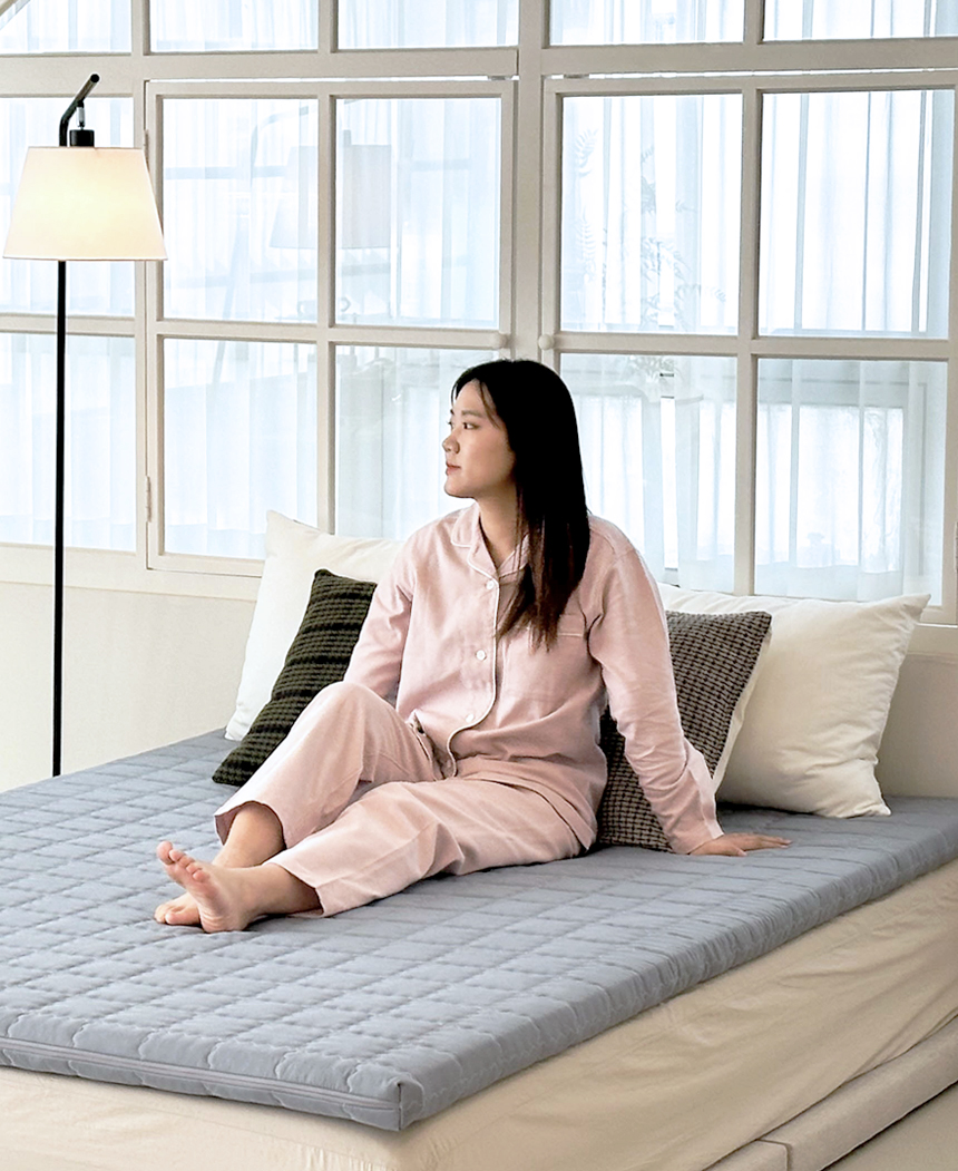 작은쉼터 바닥토퍼 단단한 토퍼 매트리스 허리에좋은 허리편한 미디움 멀티 싱글 7T