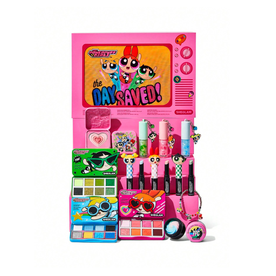 쉬글램 파워퍼프걸 콜라보 화장품 세트 sheglam powerpuff girls set - 상품 이미지