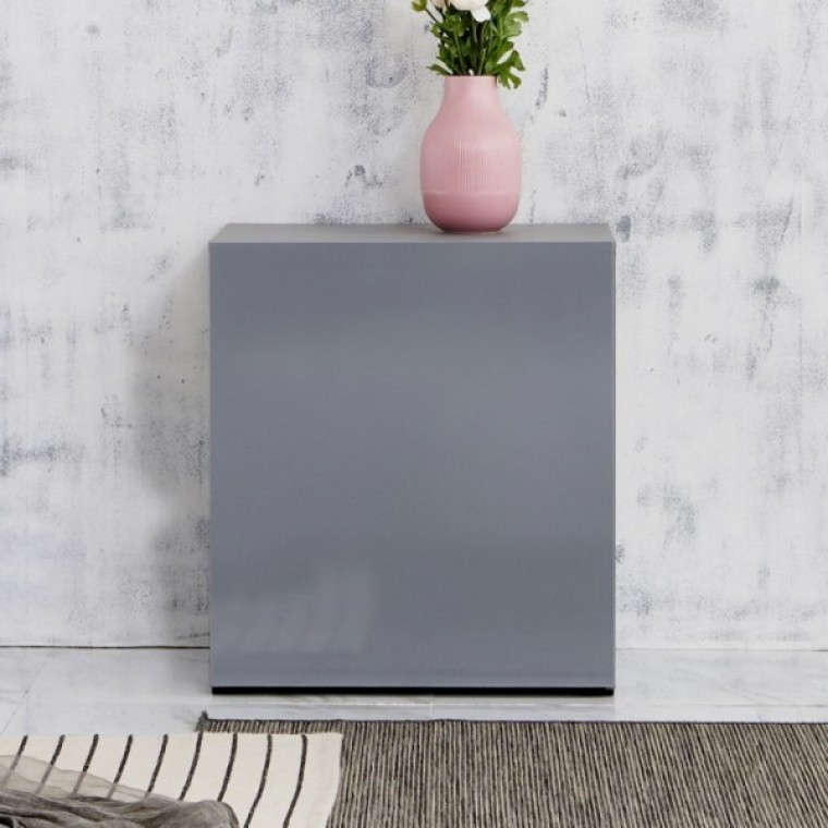 가구산책 그레이 LPM 높은 600 거실장 TV다이 B2340