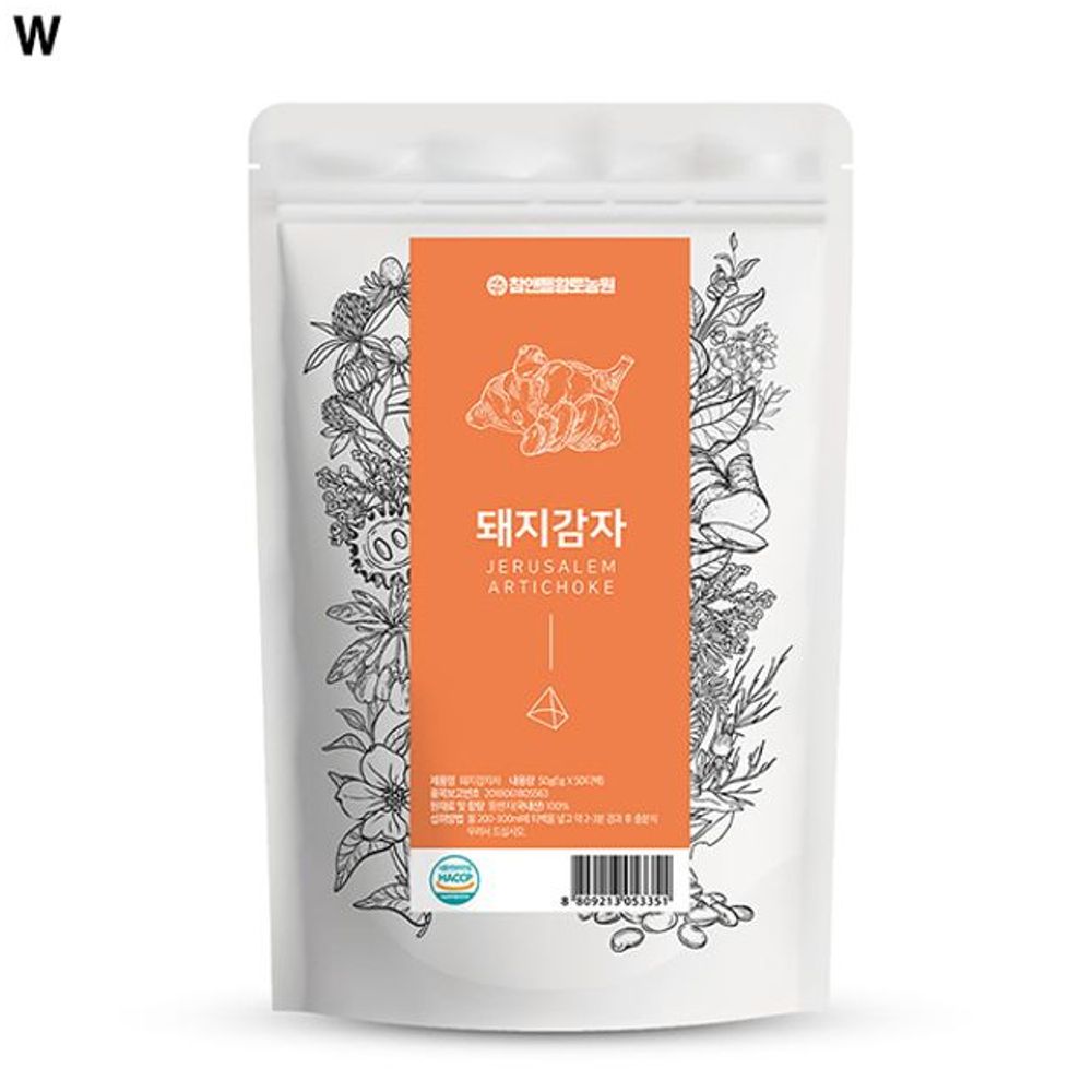 기타차 1g 50개입 참앤들황토농원 돼지 감자차 1봉  x 국산 : 아크로프레임